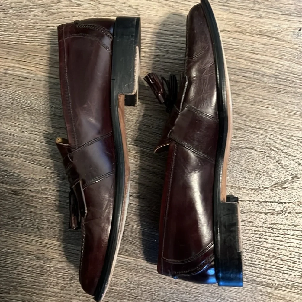 Johnston & Murphy Men's Dark Brown Tassel Loafers
